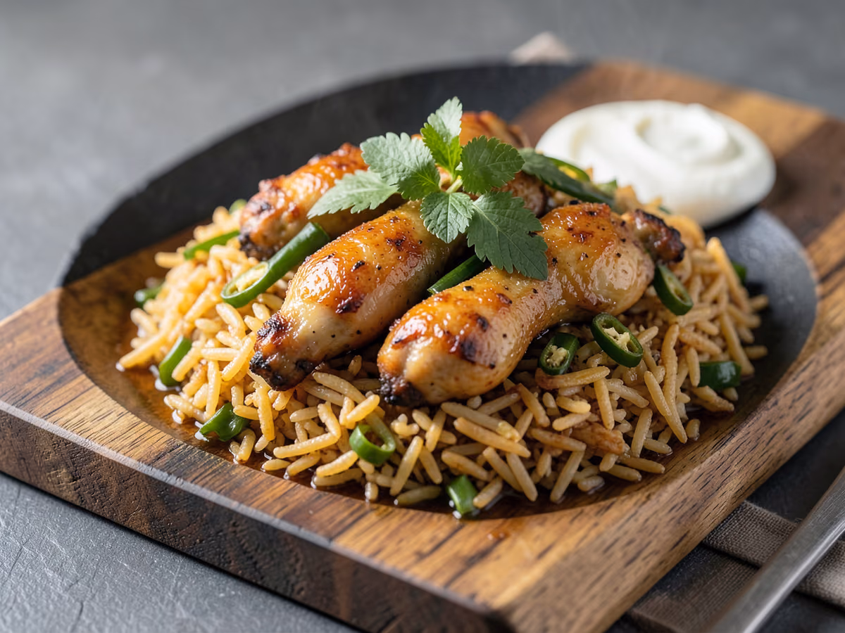 Biryani de Pollo Hyderabadi