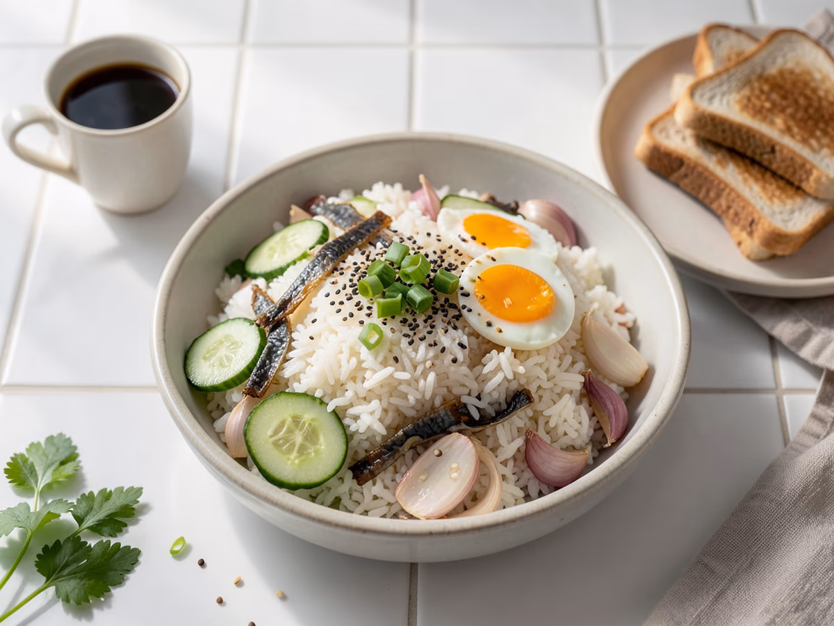 Nasi Lemak (Arroz de coco malasio)