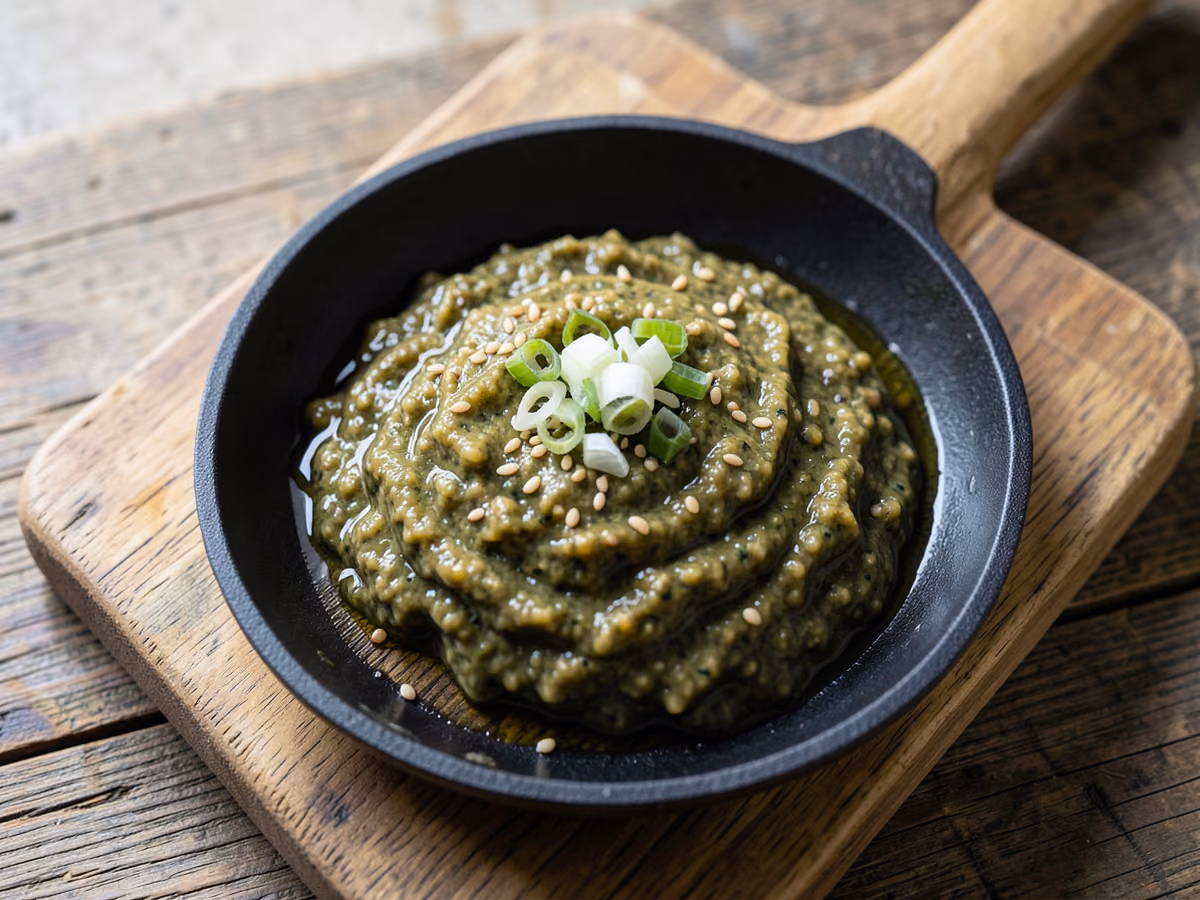 Condimento al miso e zenzero