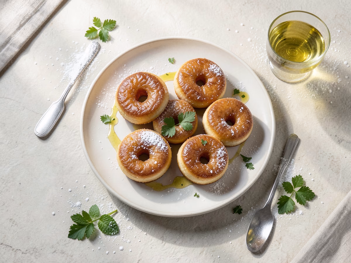 Sufganiyot: Buñuelos de Mermelada