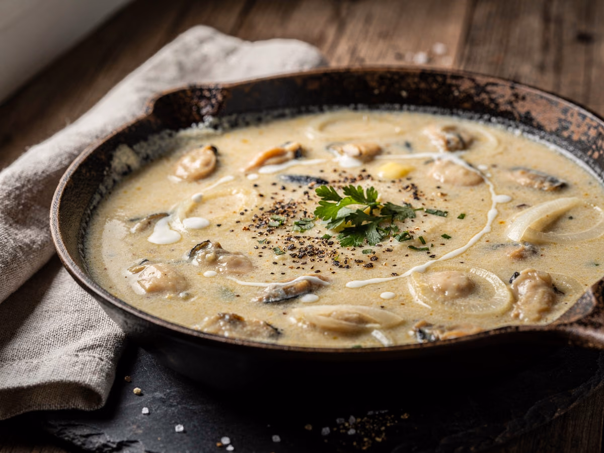 Sopa de Almejas Nueva Inglaterra