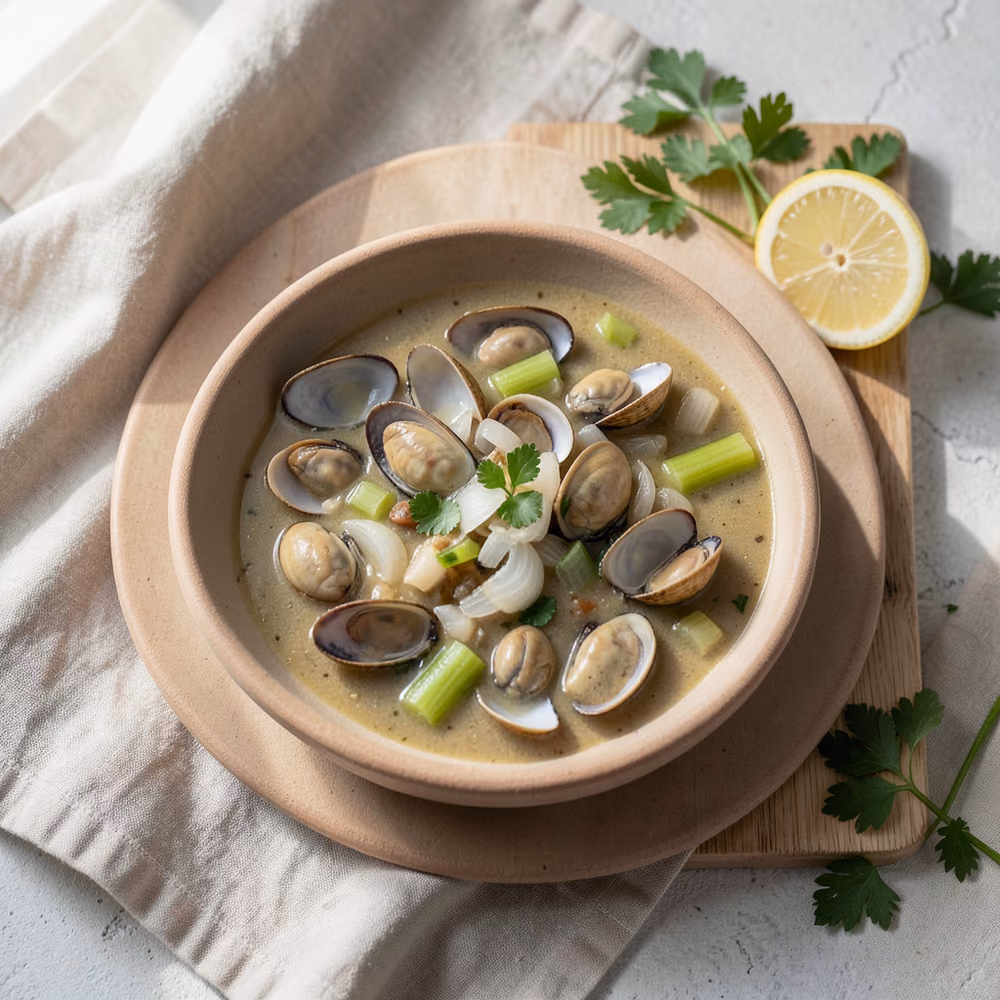 Sopa de Almejas Nueva Inglaterra
