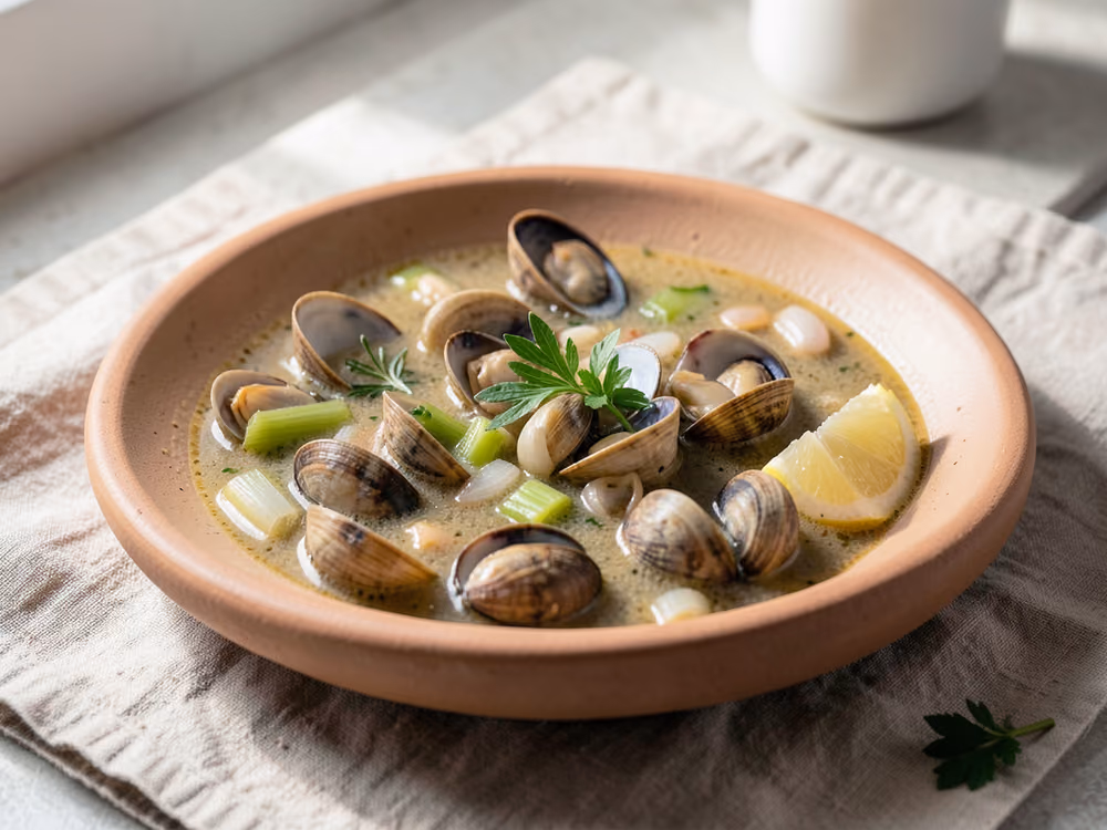 Sopa de Almejas Nueva Inglaterra