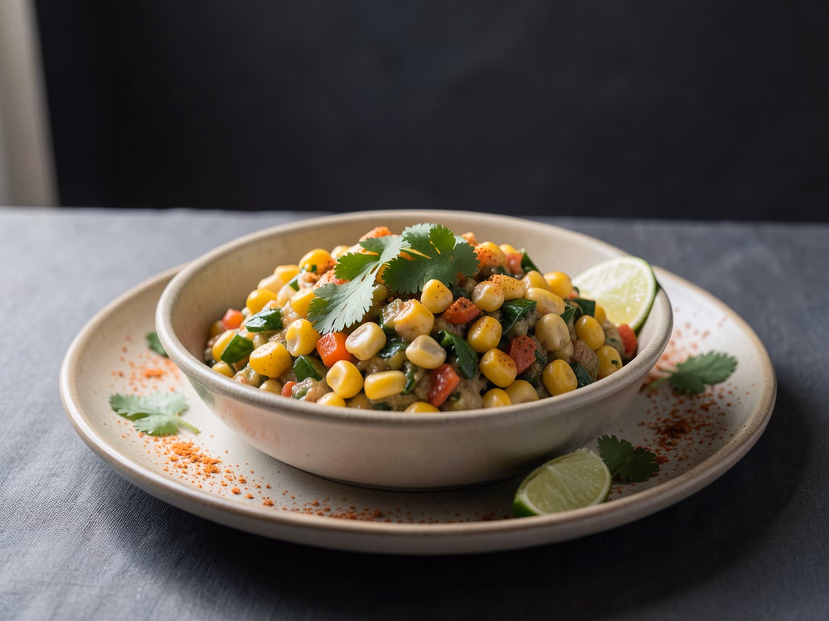 Salsa de maíz fresco