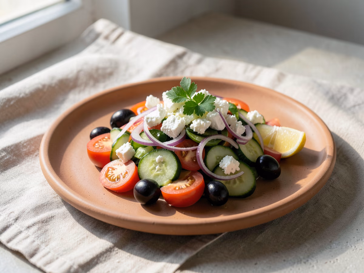 Ensalada griega clásica