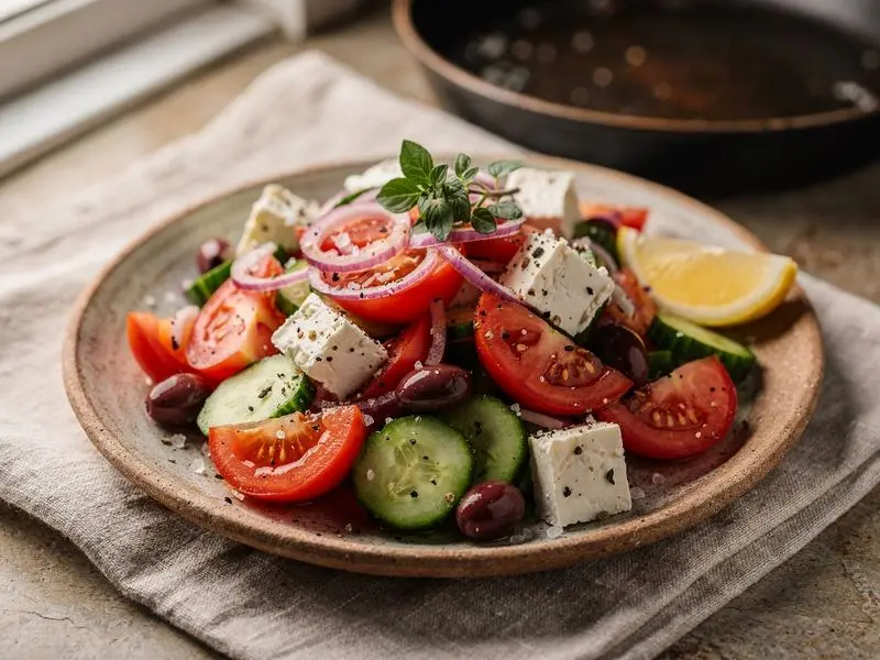 Ensalada griega clásica