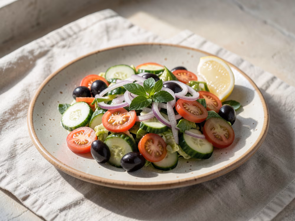 Ensalada griega clásica