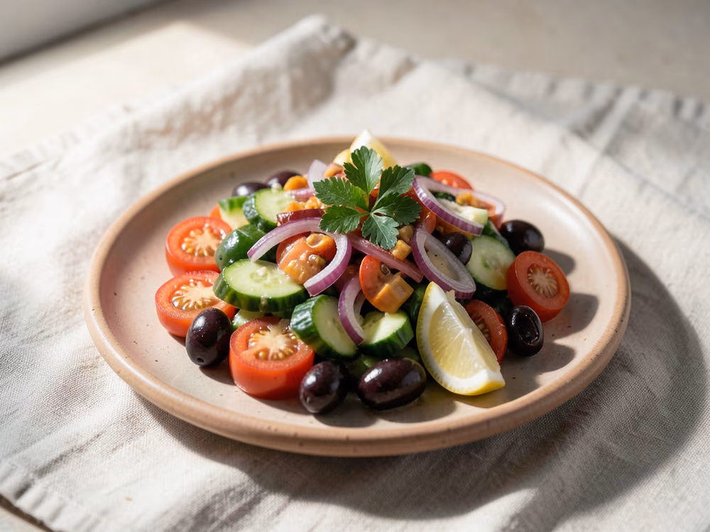 Ensalada griega clásica