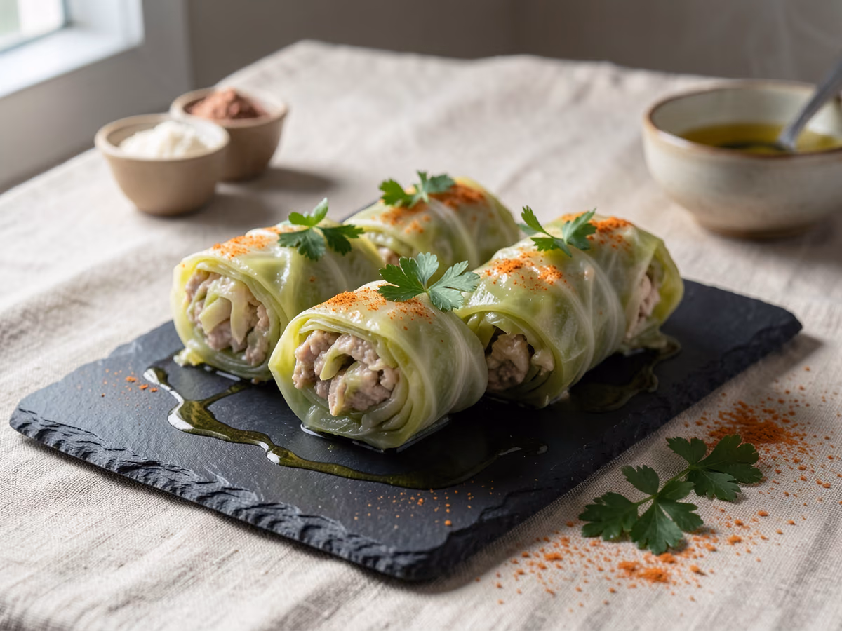 Rollos de Col Rellenos