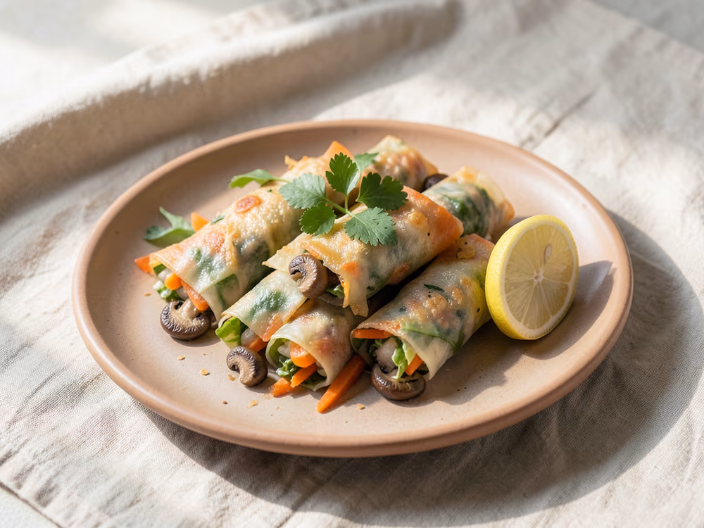 Rollitos de Primavera Crujientes de Verduras