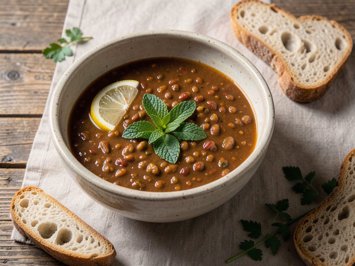 Sopa de lentejas rojas Ezogelin