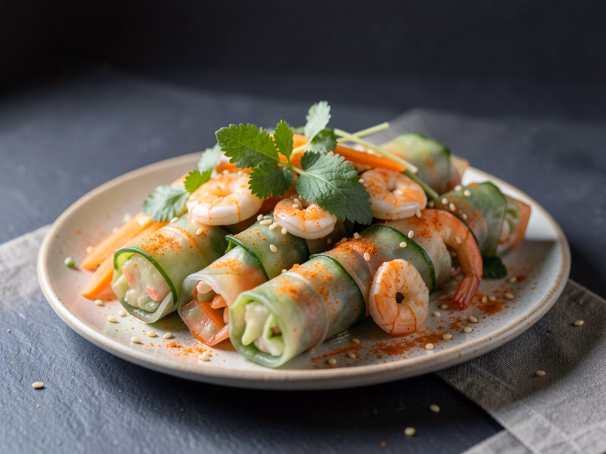 Rollos de primavera frescos Goi Cuon