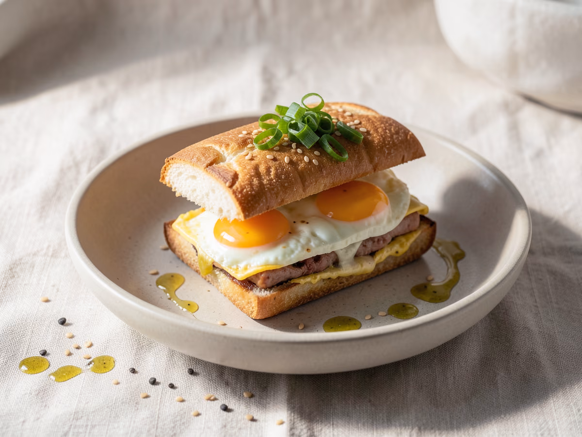 Sándwich japonés de huevo (Tamago Sando)