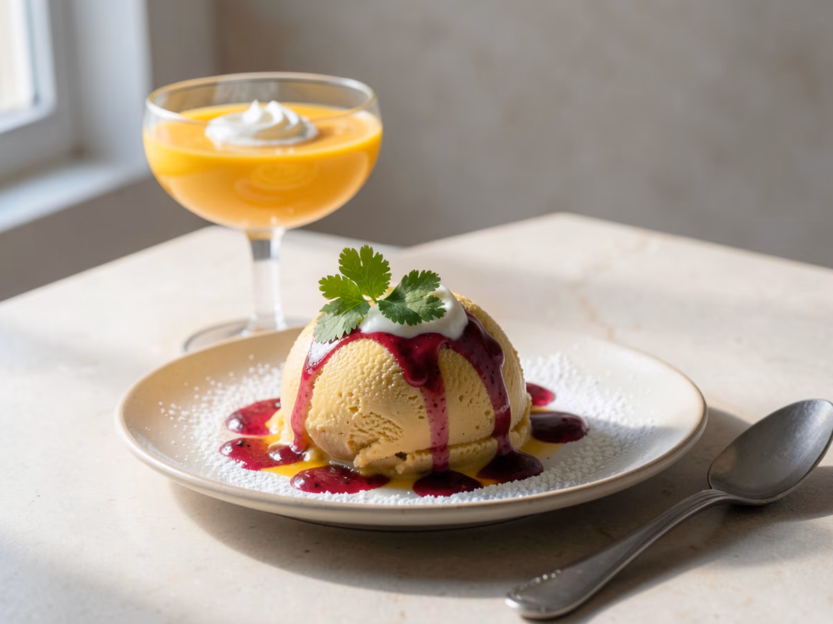 Kulfi à la mangue