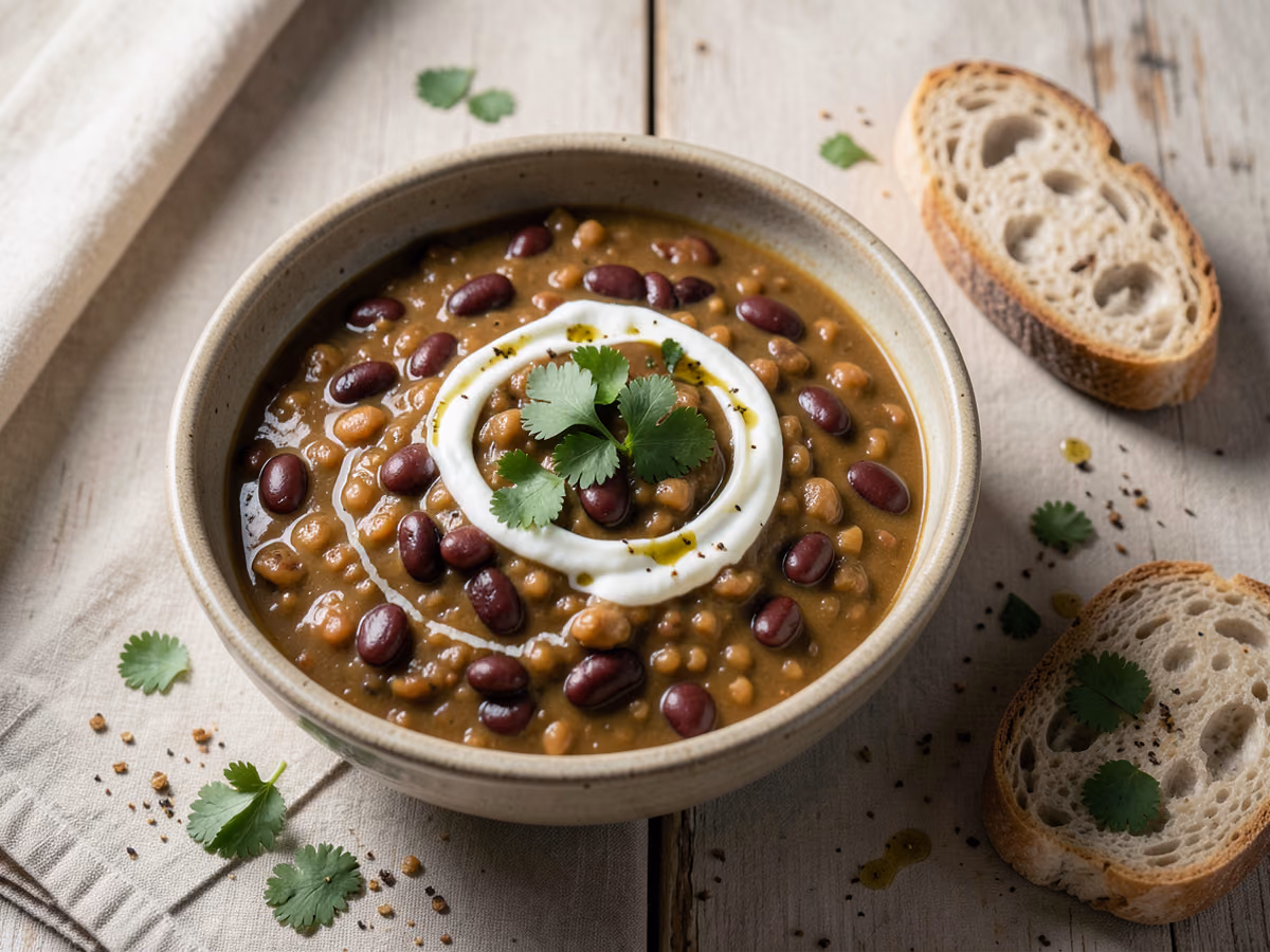 Curry de frijoles rojos rajma