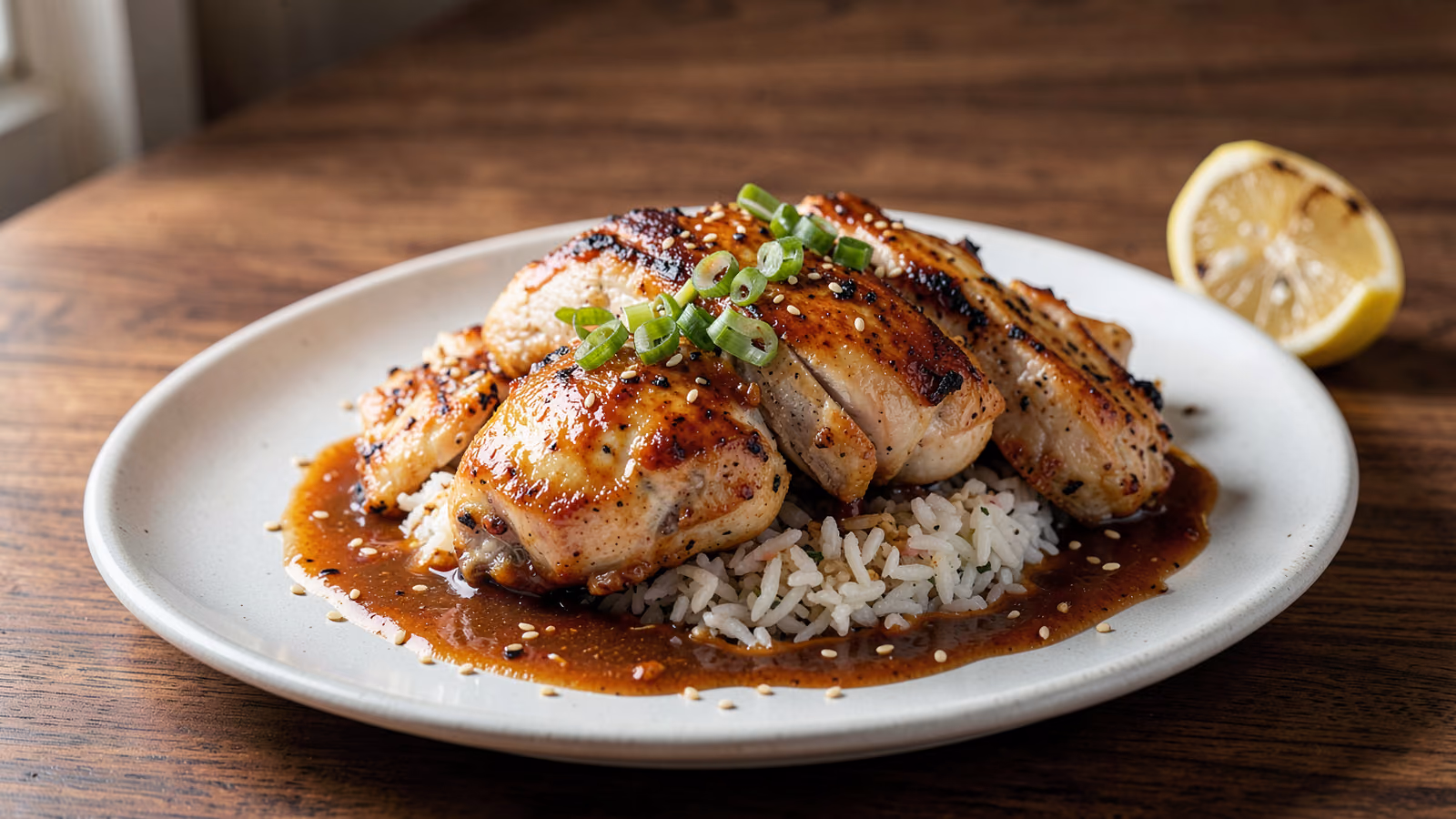 Donburi de Pollo Teriyaki