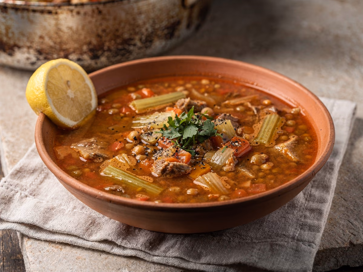 Sopa Harira Marroquí