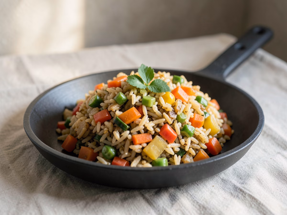 Arroz Frito con Verduras