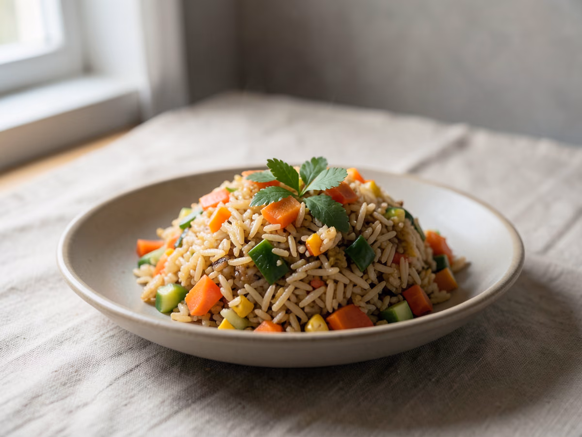 Arroz Frito con Verduras