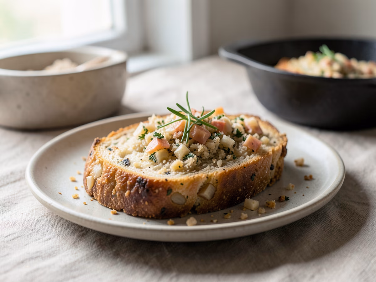 Hausgemachtes Knoblauchbrot