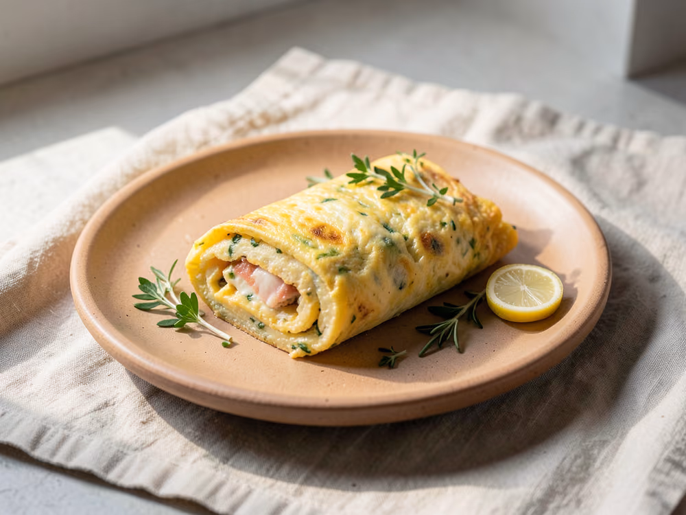 Tamagoyaki (Tortilla japonesa enrollada)