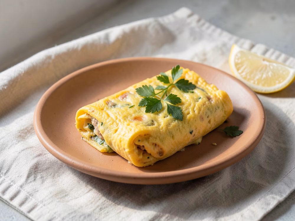 Tamagoyaki (Tortilla japonesa enrollada)