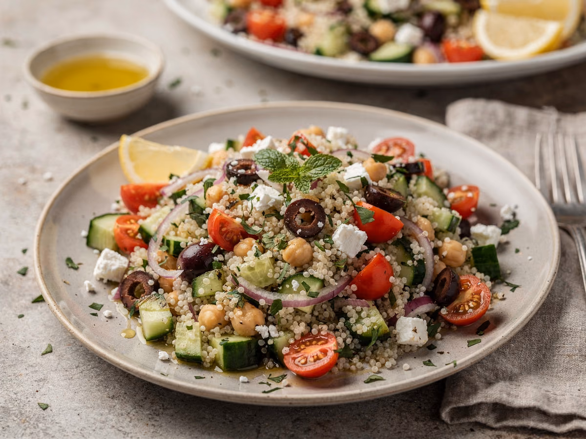 Ensalada mediterránea de cuscús