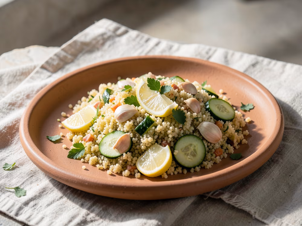 Ensalada mediterránea de cuscús