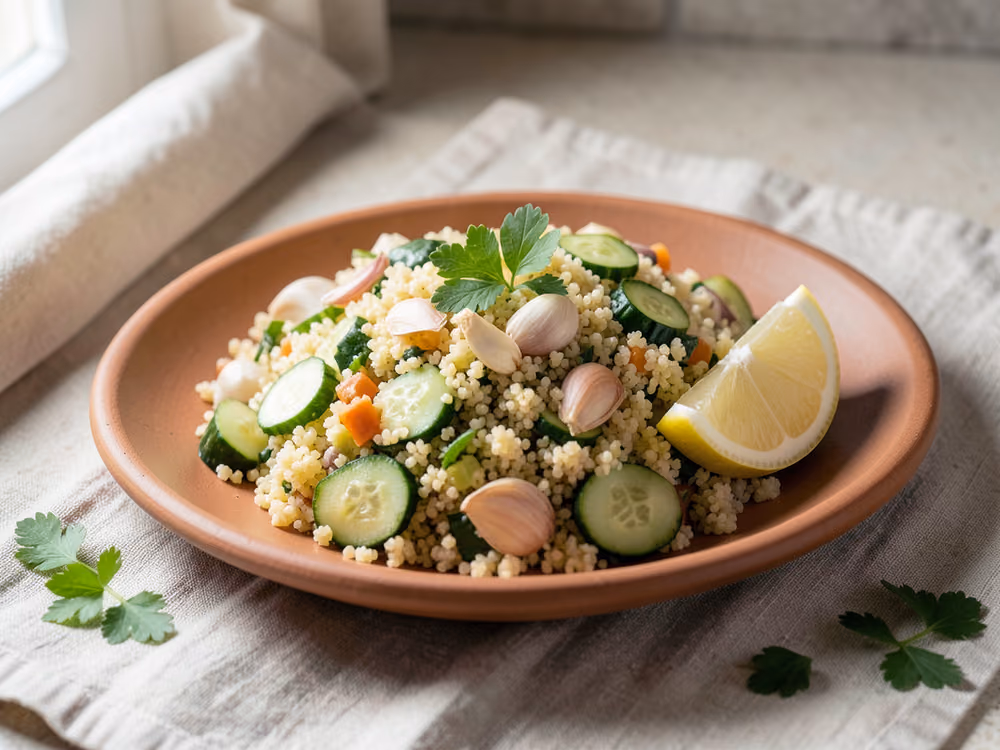 Ensalada mediterránea de cuscús
