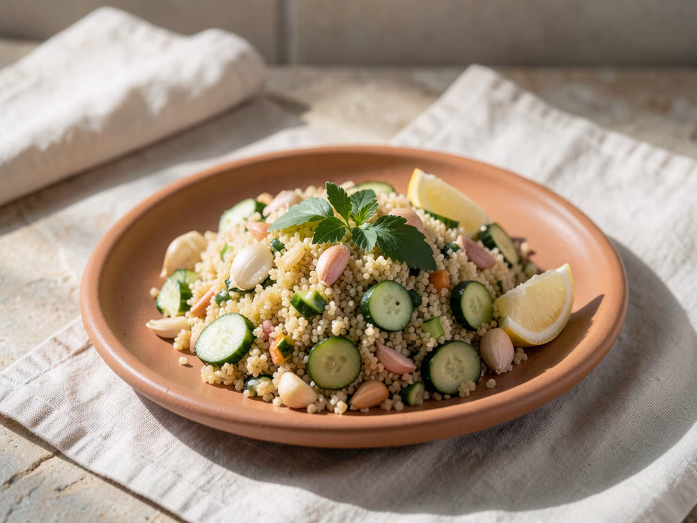 Ensalada mediterránea de cuscús