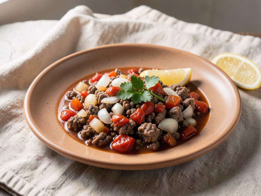 Chili clásico de carne de res