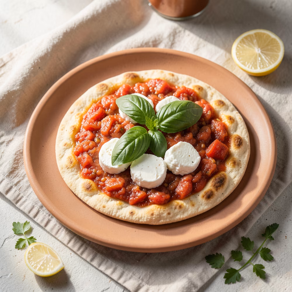 Pan plano Margherita