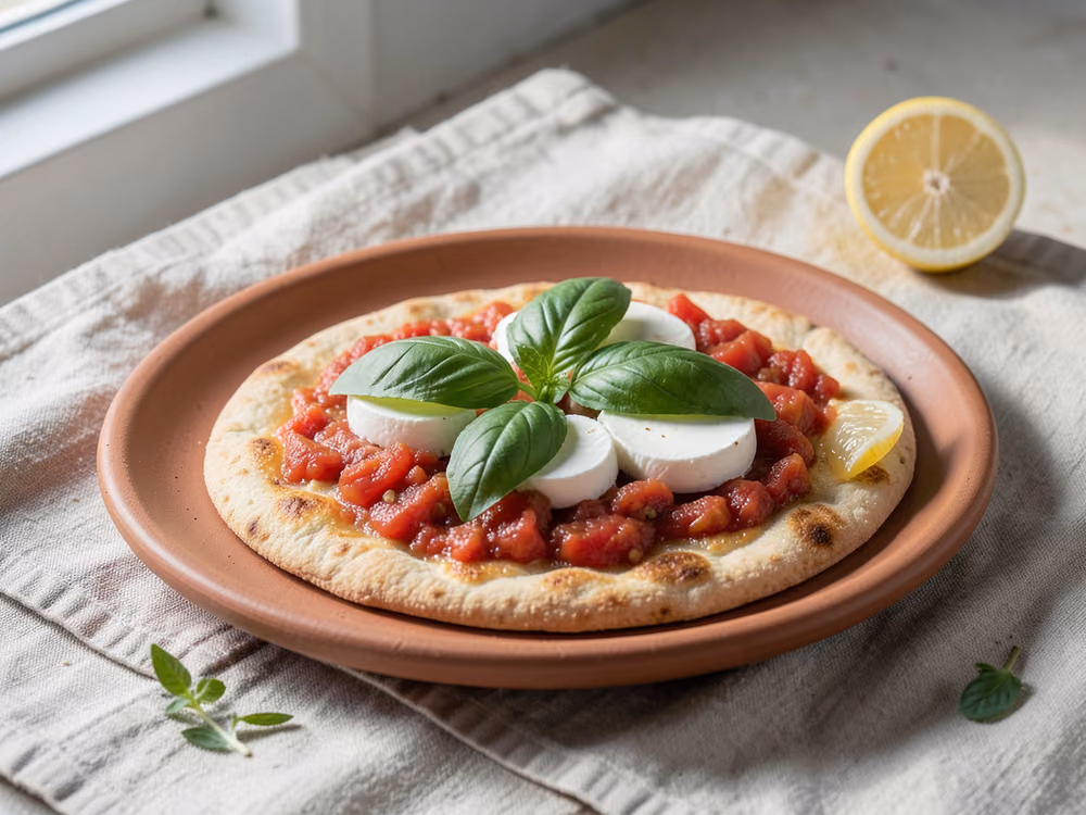 Pan plano Margherita