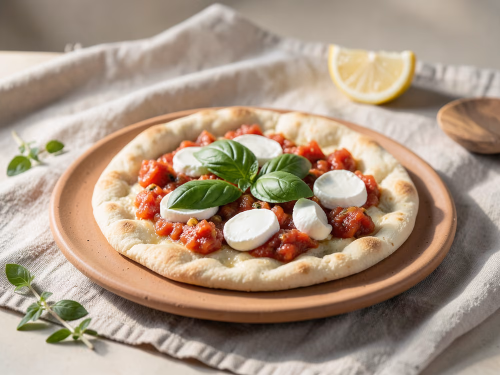 Pan plano Margherita