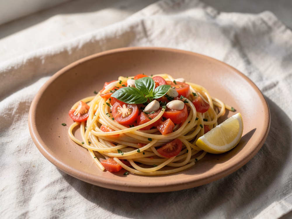 Espaguetis al tomate