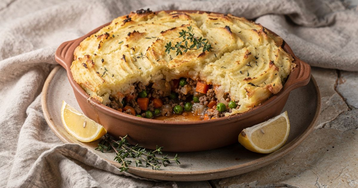 Pastel de pastor con carne de res
