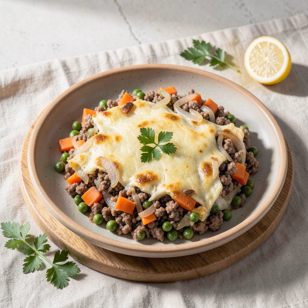 Pastel de pastor con carne de res