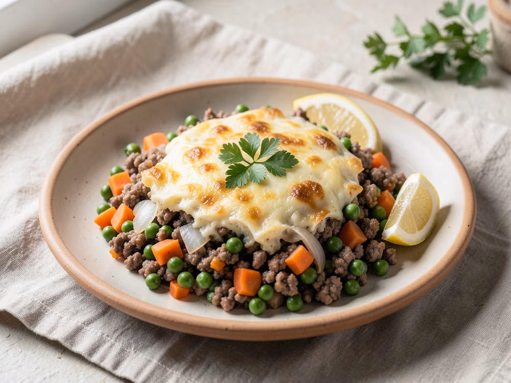 Pastel de pastor con carne de res