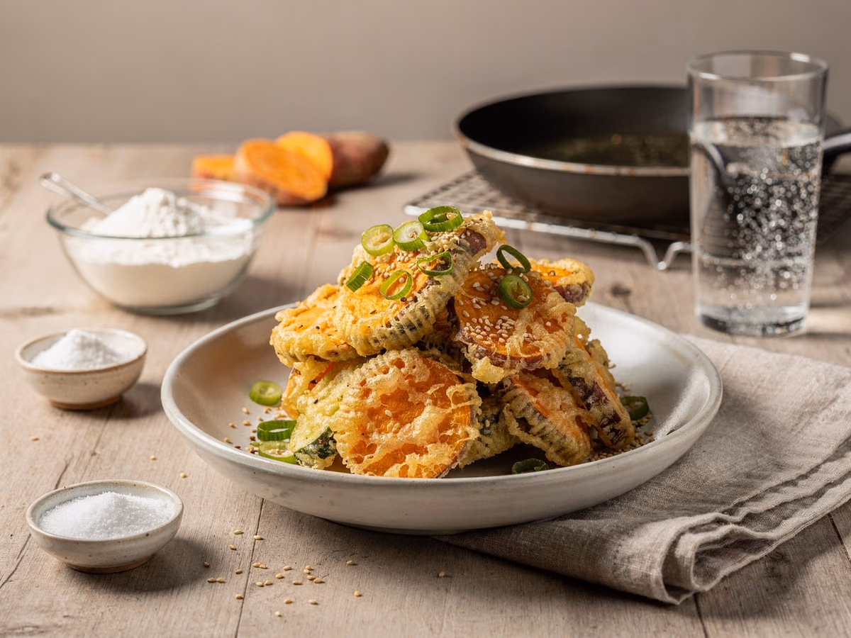 Knuspriges Gemüse-Tempura