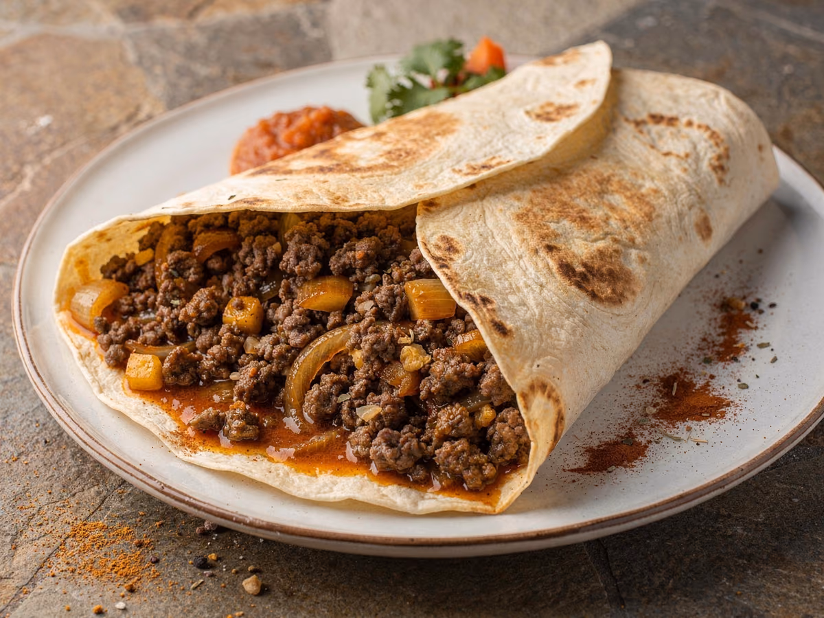 Burritos de carne de res