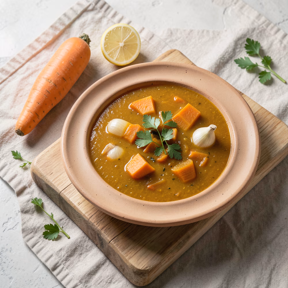 Sopa de calabaza asada
