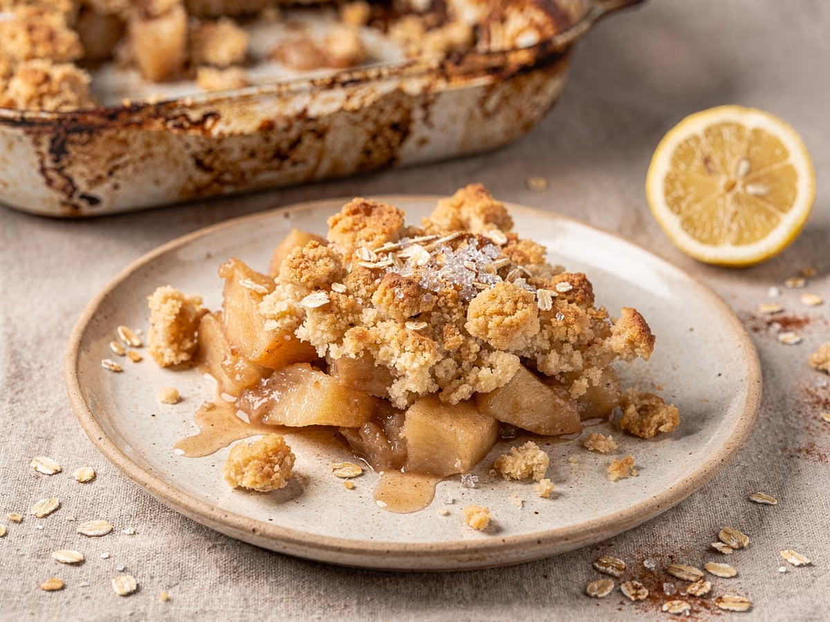 Crumble de manzana