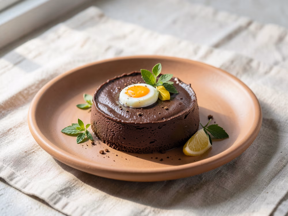 Mousse de chocolate negro