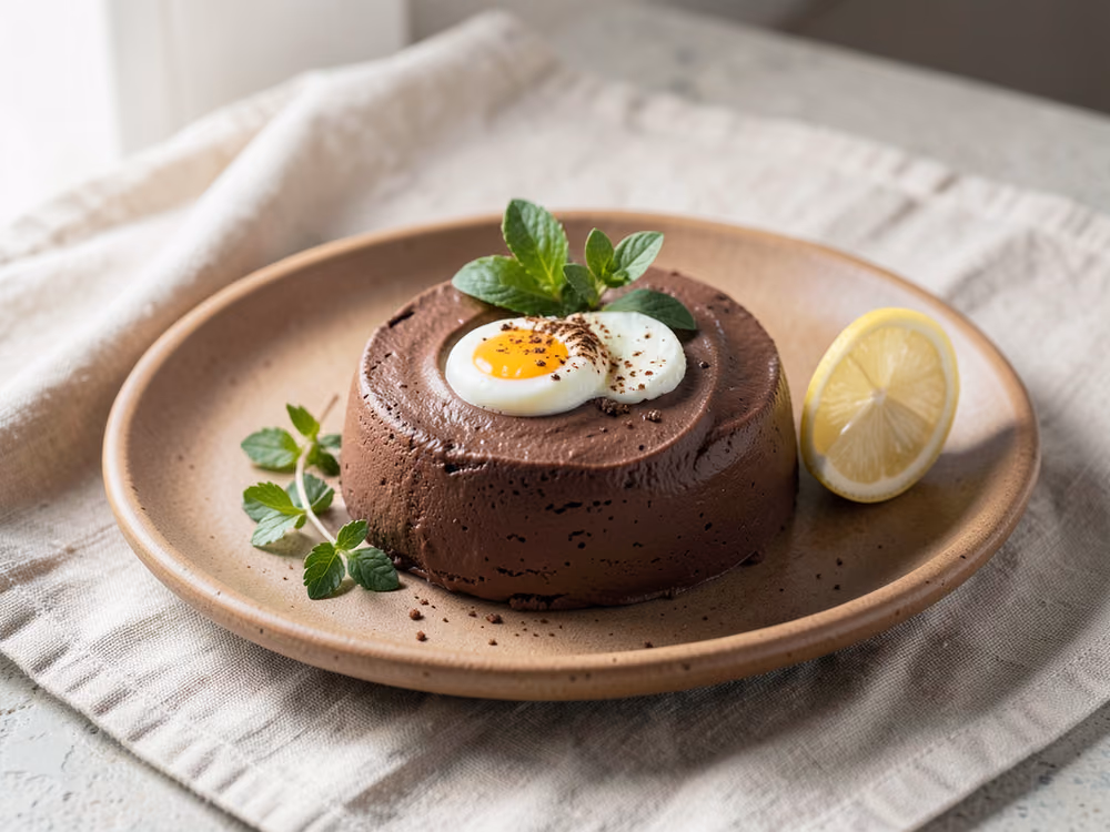 Mousse de chocolate negro