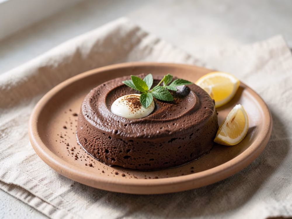 Mousse de chocolate negro