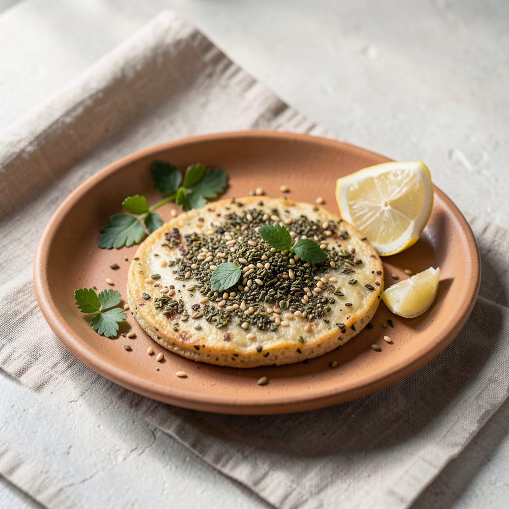 Manakeesh con zaatar