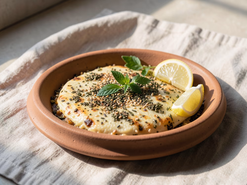Manakeesh con zaatar
