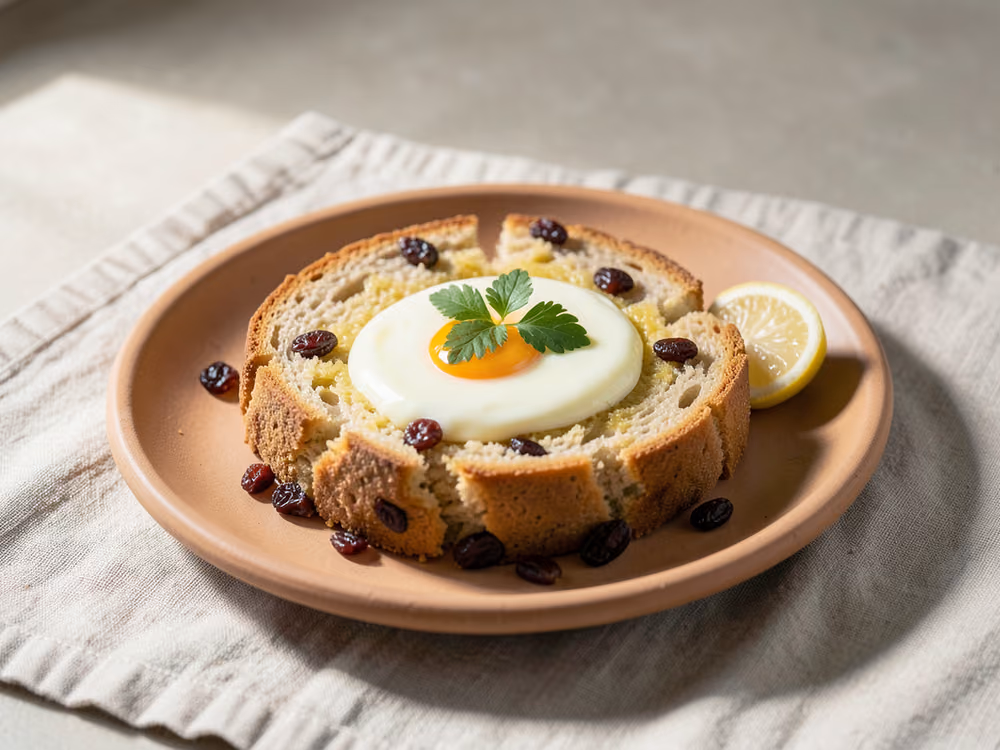 Budín de pan con crema pastelera