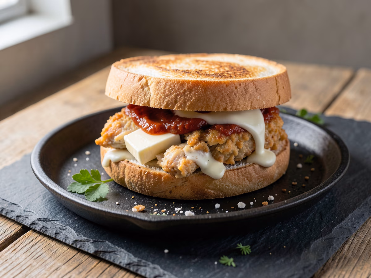 Sándwich de pollo búfalo
