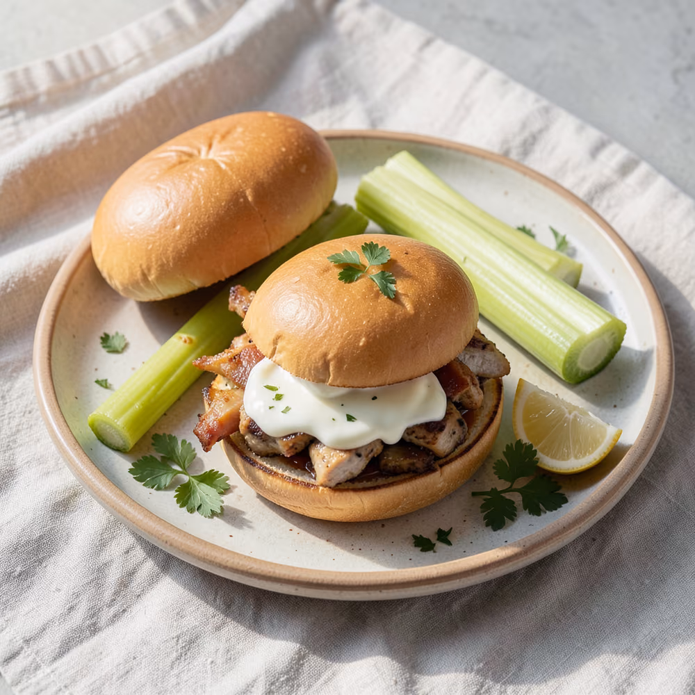 Sándwich de pollo búfalo